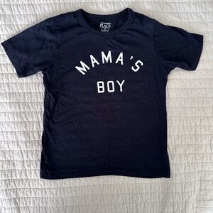 The Children's Place Black 'Mama's Boy' Tee